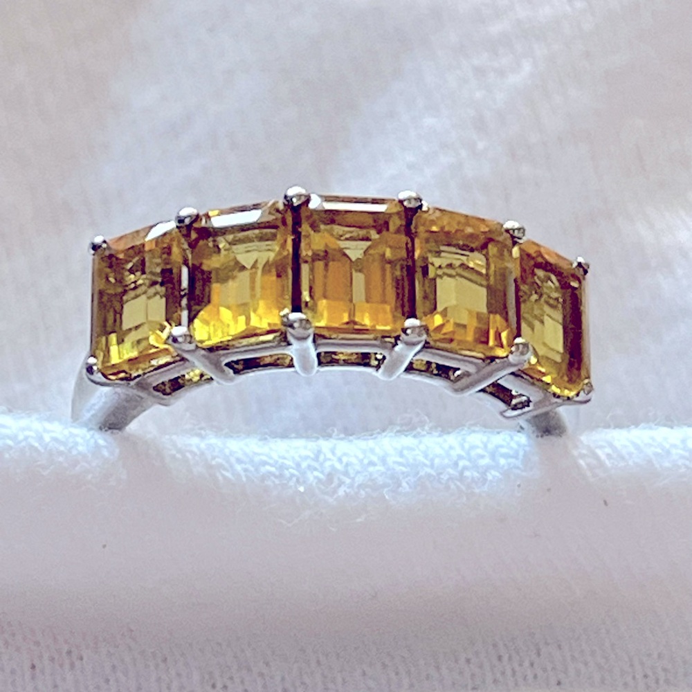 Marialite Sterling Silver Ring with Certificate of Authenticity